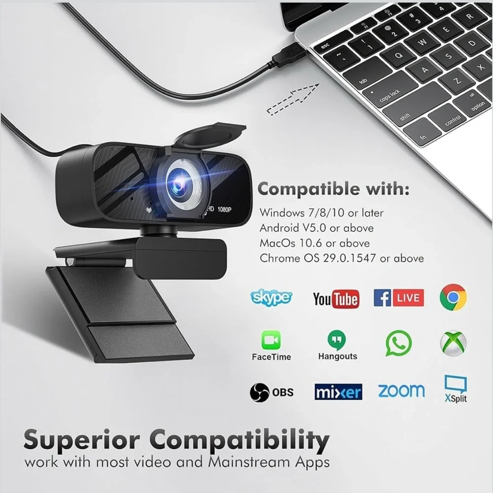 Gohero Full HD 1080P Video Webcam